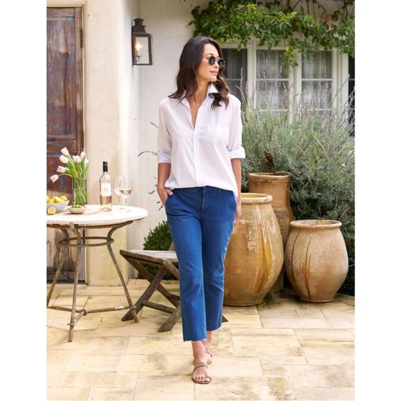 Frank & Eileen Wicklow Italian Chino Italian Performance Denim Wash Size 4 - Picture 1 of 14
